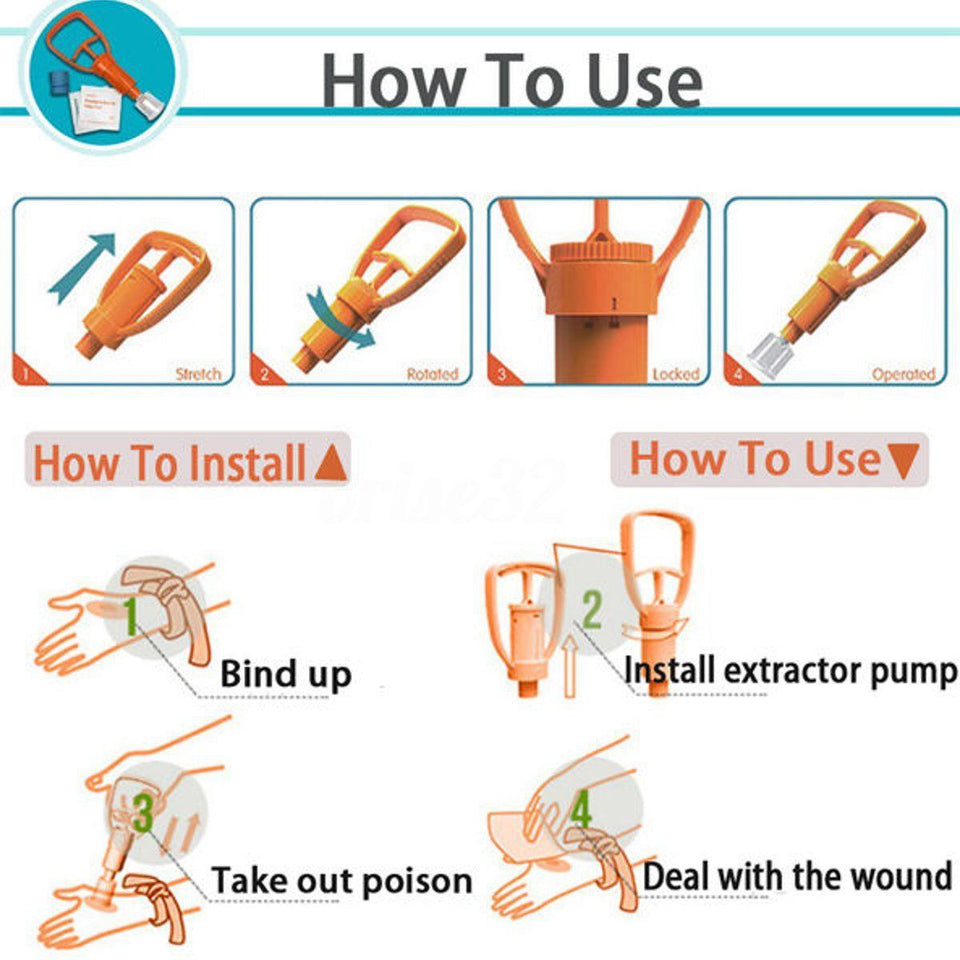 Venom Extractor Pump (First Aid Kit)